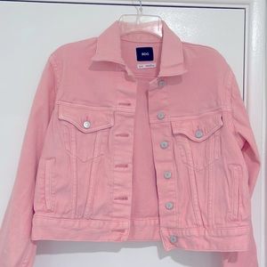 BDG Cropped Pink Jean Jacket SOLD